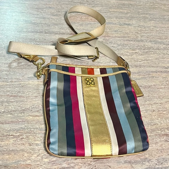 Coach multi-striped crossbody bag - Picture 10 of 16